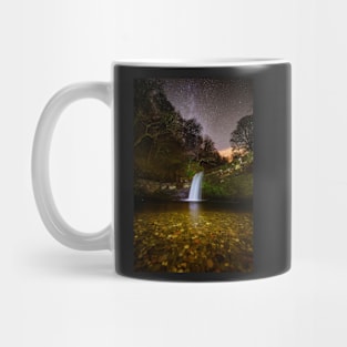 Sgwd Gwladus at night Mug